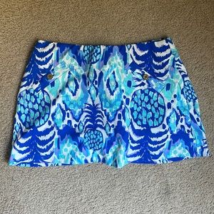 Pineapple Print Lilly Pulitzer Skort